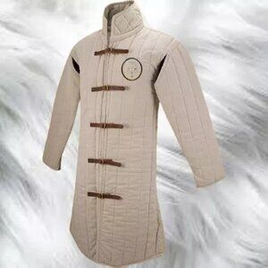 Medieval thick padded Viking Gambeson Costume/ Adult padded gambeson Larp/sca